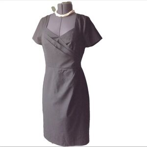 Banana Republic Stretch Wool Short Sleeve Black Dress
Size 2